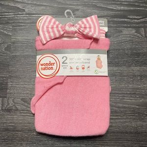 Baby Swaddle Wrap & Headband Set